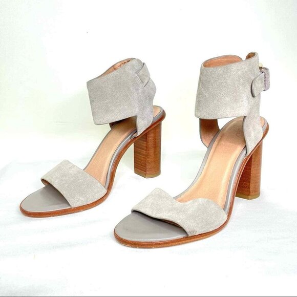 Joie Opal Suede Sandal taupe 38 - Picture 3 of 5